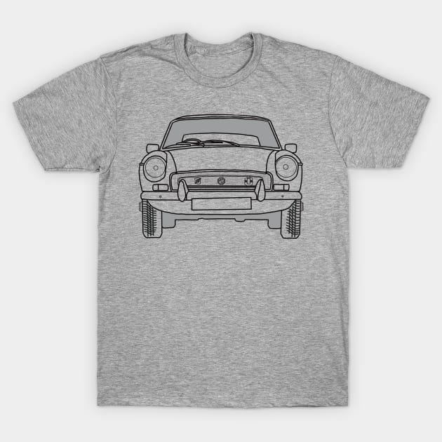 1970 MGB GT T-Shirt by SwS